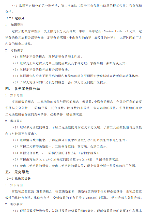 河北專接本無窮級數考點歸納總結