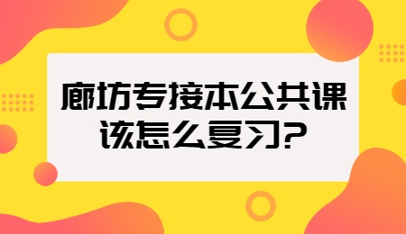廊坊專接本公共課該怎么復習?.jpg