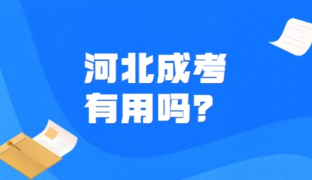 河北成考有用嗎？